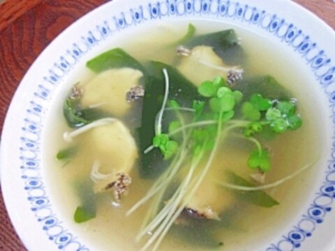 リメイクでも高級感☆ 「アワビ入りわかめスープ」